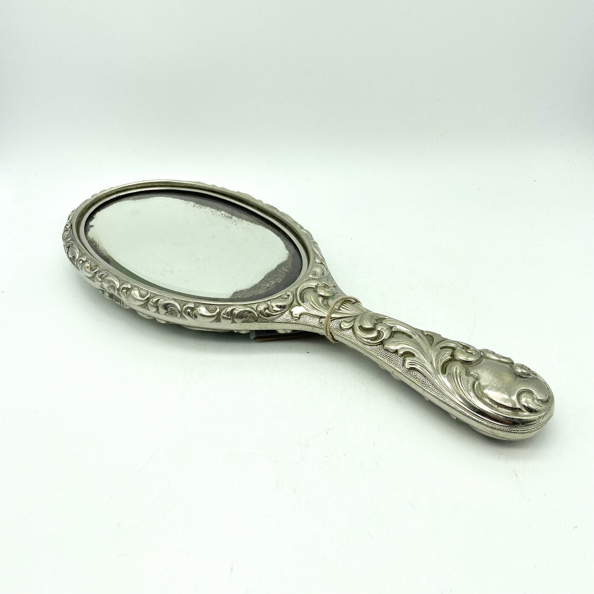 Antique Silver Hand Mirror – Market Fair