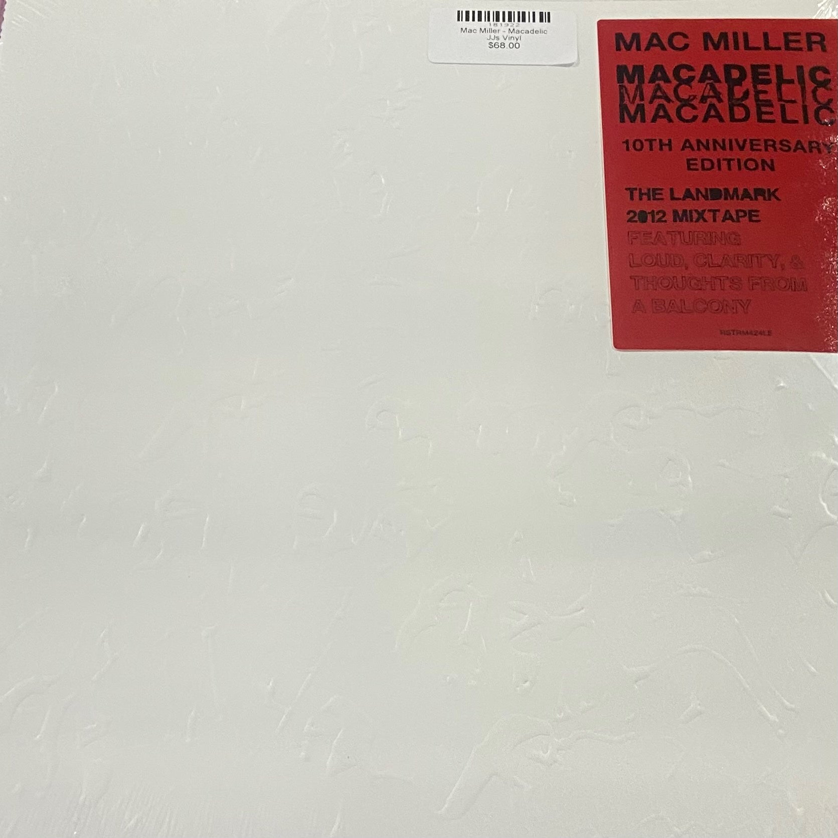 Mac Miller Macadelic 10th Anniversary Deluxe 2XLP Vinyl Black/White/Red