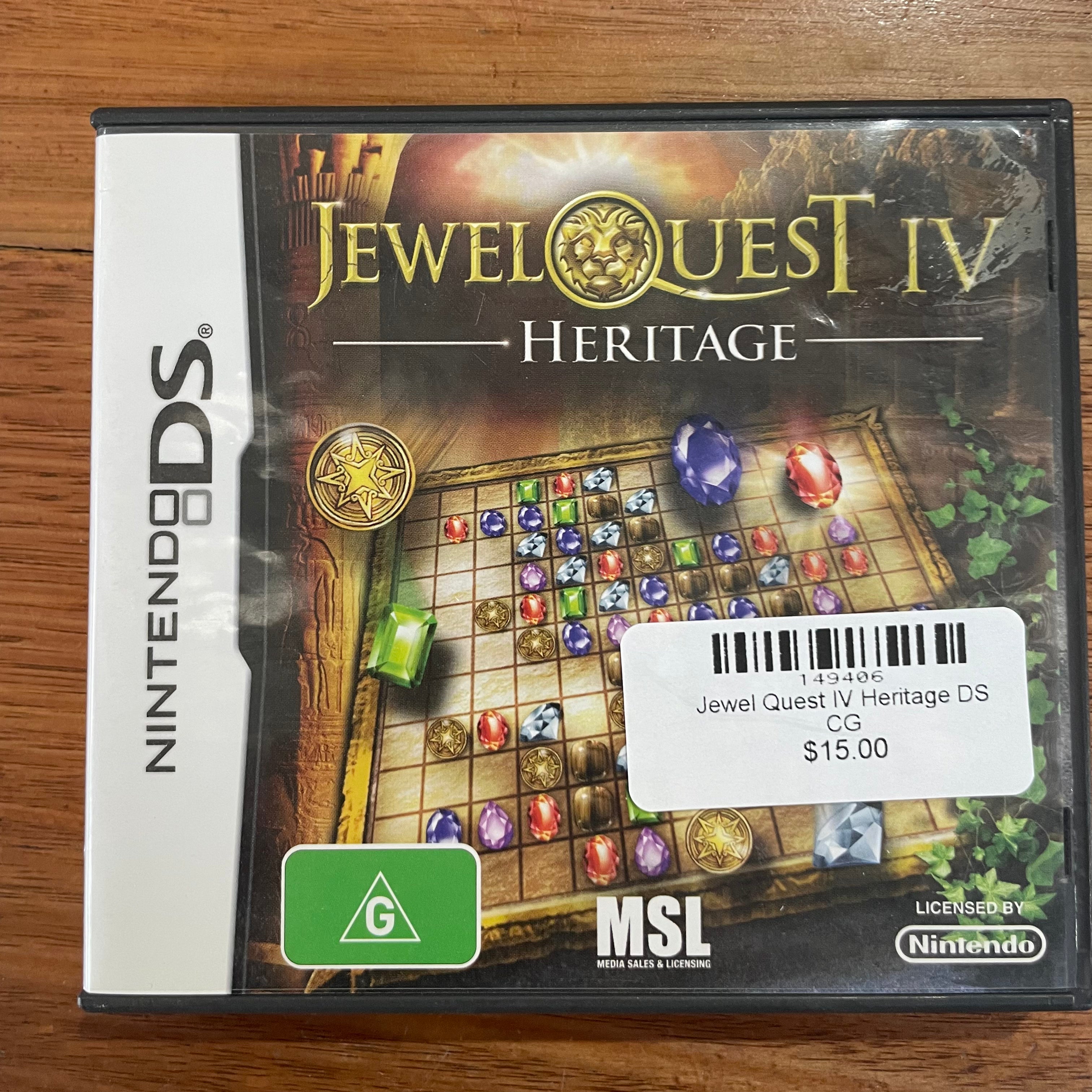 Jewel Quest IV Heritage game for Nintendo DS – Market Fair