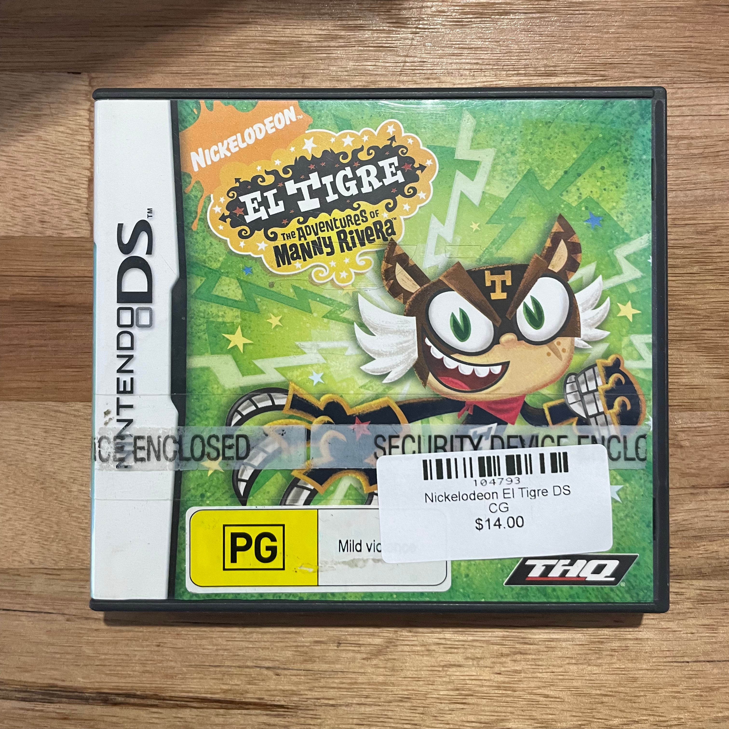 Nickelodeon El Tigre game for Nintendo DS